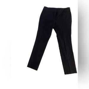 Navy LOFT Pinstripe Pants
